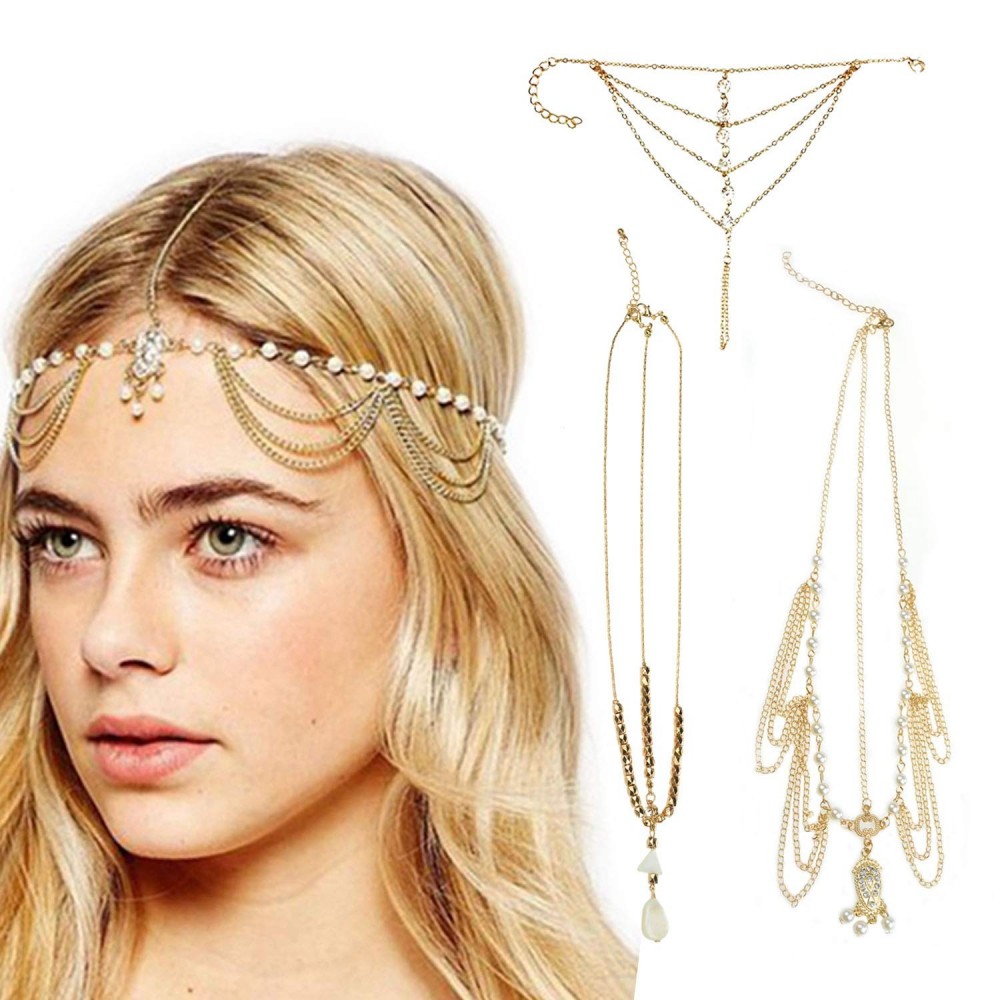 Headbands Accessories Bohemian Diamond Headband - CO18L3Z8U4X $17.53