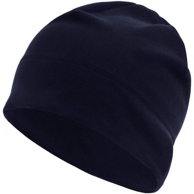 Skullies & Beanies Warm Beanie Hat Soft Skull Cap Stretchy Helmet Liners Unisex Various Styles - Deep Blue - CN18Y22UQRC $10.98