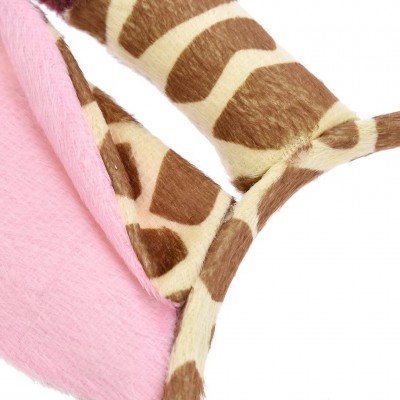 Headbands Cosplay Giraffe Ears Headband Tail Bowknot Kit Cute Animal Party Accessories Set - Coffee - CP1899G6U4K $8.37
