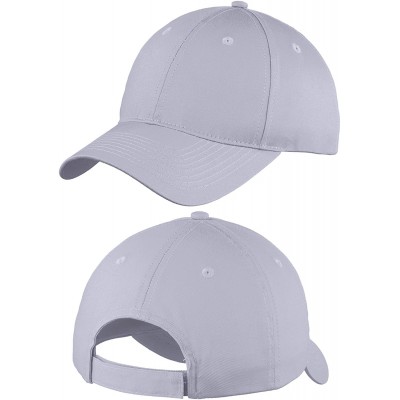 Baseball Caps Custom Embroidered Youth Hat - ADD Text - Personalized Monogrammed Cap - Silver - CK18E5NR369 $17.52
