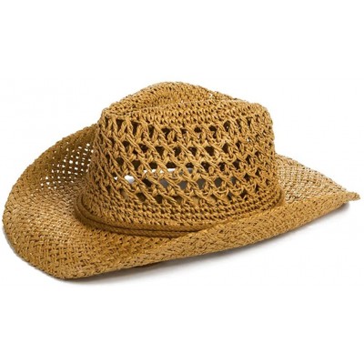 Sun Hats Men's Floppy Packable Straw Hat Beach Cap Newsboy Fedora Sun Hat- Big Brim- Adjustable Chin Strap - Khaki-a - CW18W8...