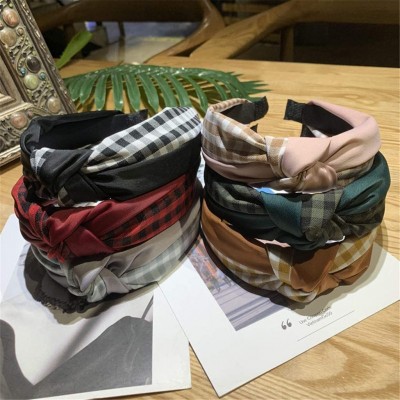 Headbands Hairband Casual Elegant Charming Striped Headband Bow Headband With Headband Hair Band Accessories 1PC - K - C518TT...