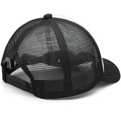 Baseball Caps W900-Trucks Baseball Cap for Men Novel Adjustable Mesh Hat Dad Strapback Hats - Black-7 - CA18AH0UHAG $19.27