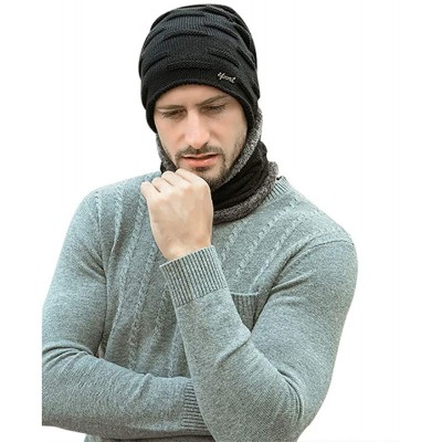 Skullies & Beanies Winter Beanie Fashion Fleece - Style-2 Black - CS18Z9G69K3 $8.09