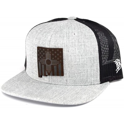 Baseball Caps Midnight 47 Flat Trucker - Black/White - C118IOCUONY $32.18