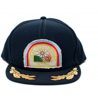 Baseball Caps Alien Nostromo Flat Bill USCSS Movie Hat Appliqué Patch Cap Unisex Adult Navy - CK18IHMIG2K $19.02