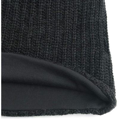Skullies & Beanies Unisex Adult Winter Warm Slouch Beanie Long Baggy Skull Cap Stretchy Knit Hat Oversized - Grey - CT128JX0L...
